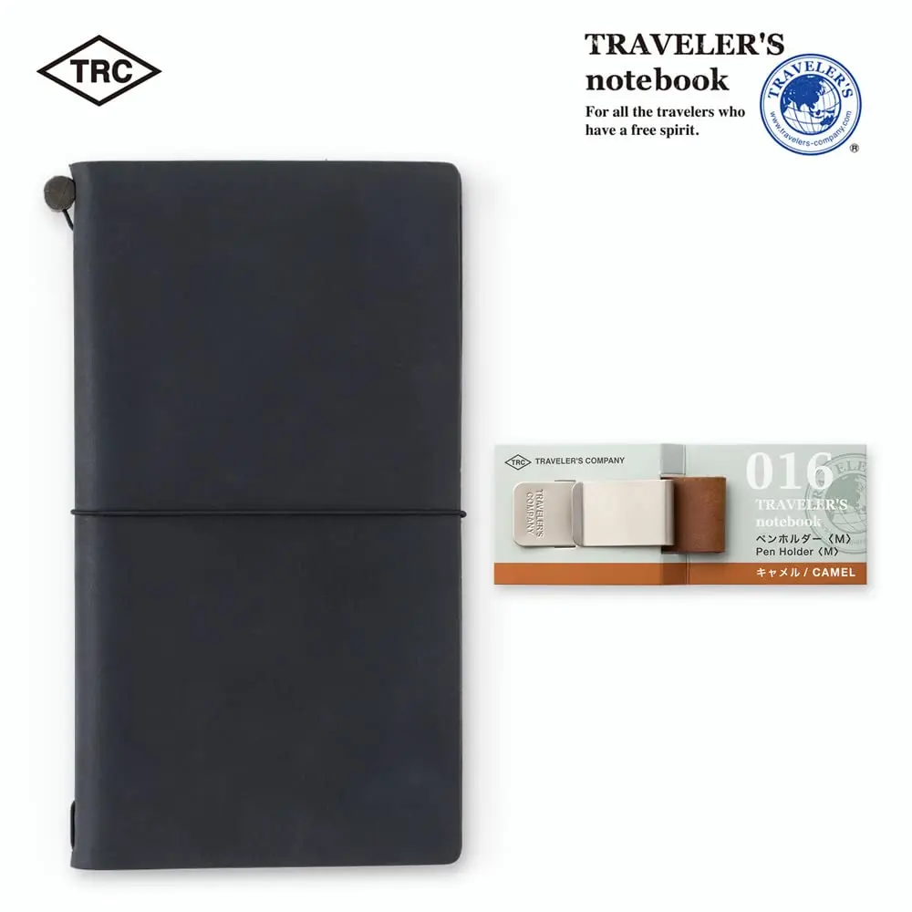 Midori Traveler's Notebook Pen Holder M Camel | Fits Pens Up to 12mm Diameter - view 6
