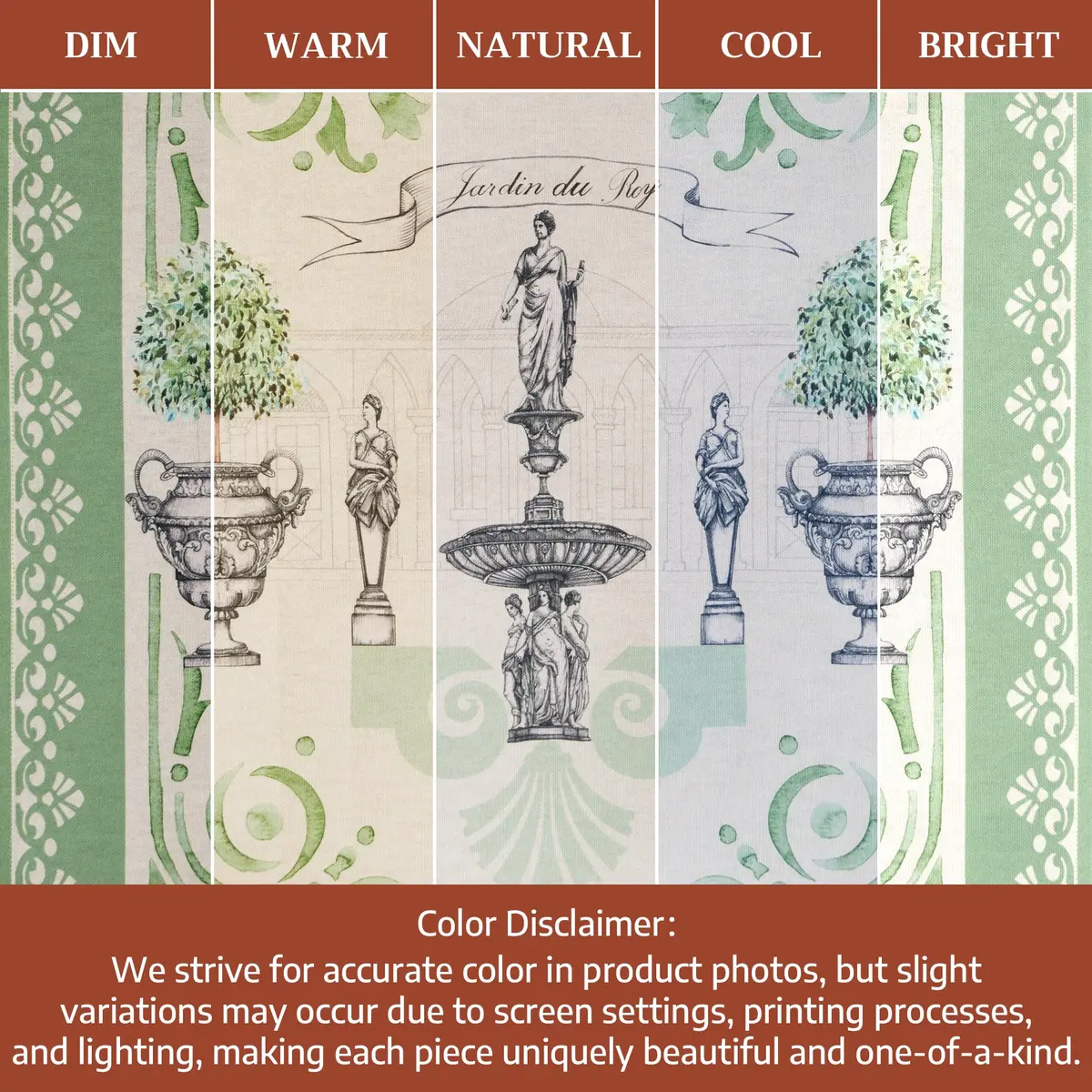 Maison d' Hermine Kitchen Towels Set of 2 | 100% Cotton, 27.50" x 20" | European Design - view 6