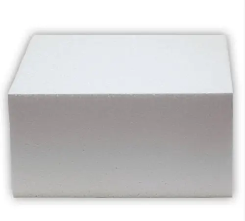 Oasis Supply Dummy Square Cake 10" x 10" x 3" | White Baking Pan Oven Safe - view 2