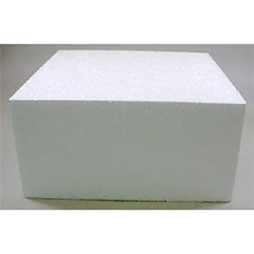 Oasis Supply Dummy Square Cake 10" x 10" x 3" | White Baking Pan Oven Safe - view 4