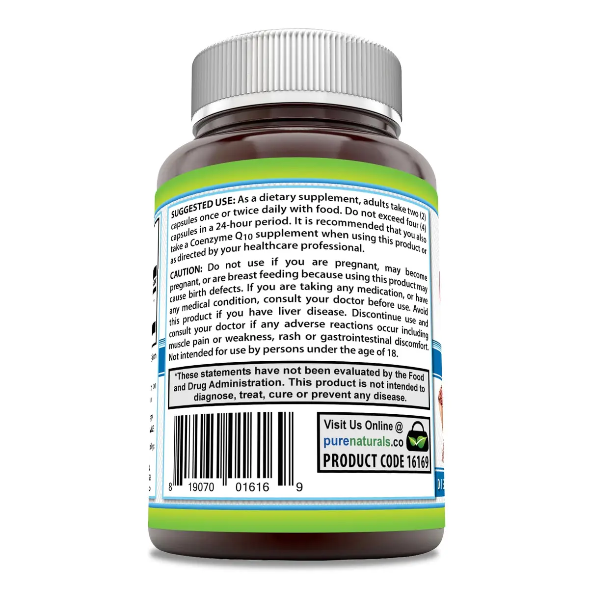 Pure Naturals Red Yeast Rice 1200 Mg | Supports Cardiovascular & Circulation | Made in USA - view 3