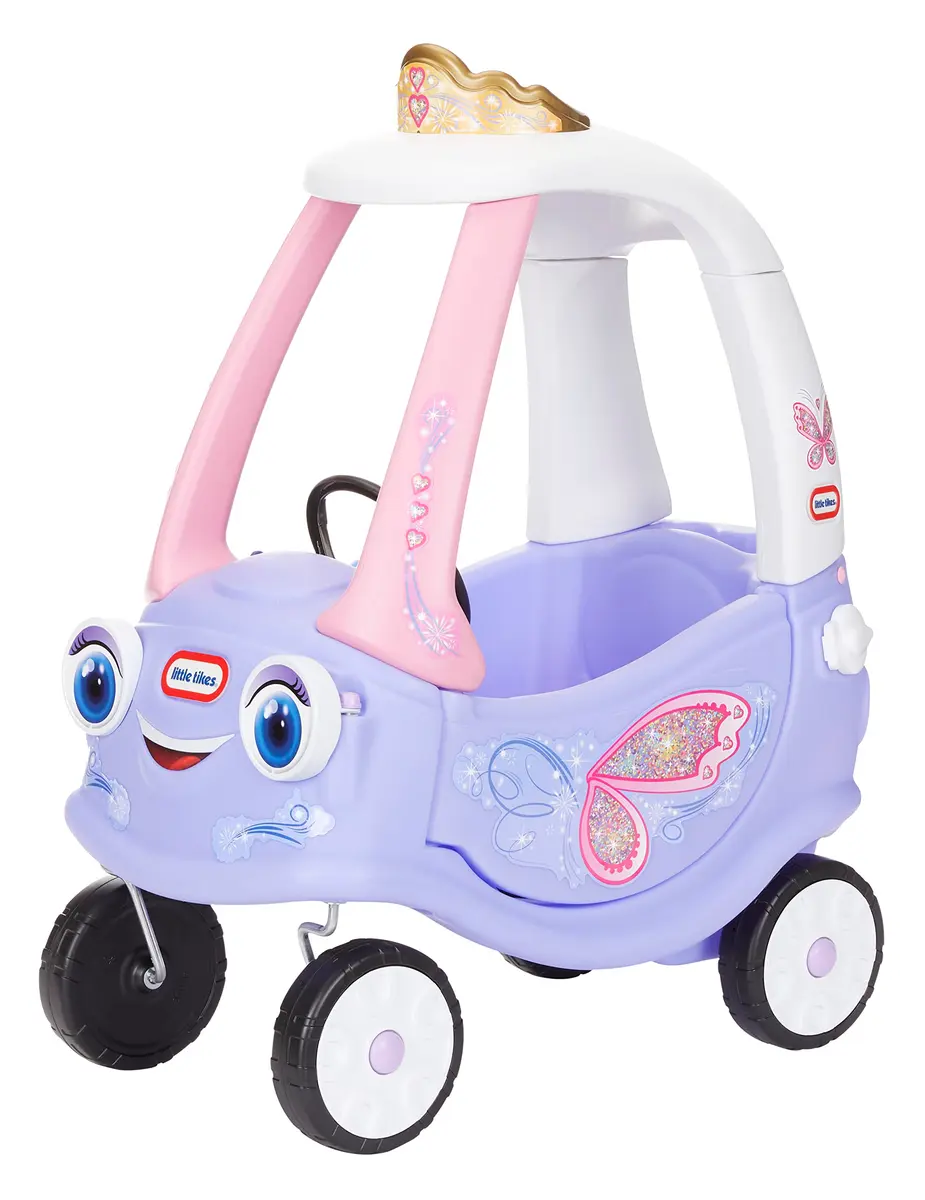 Little Tikes Fairy Cozy Coupe Large | Fairy Princess Ride-On Toy with Push Handle - view 7