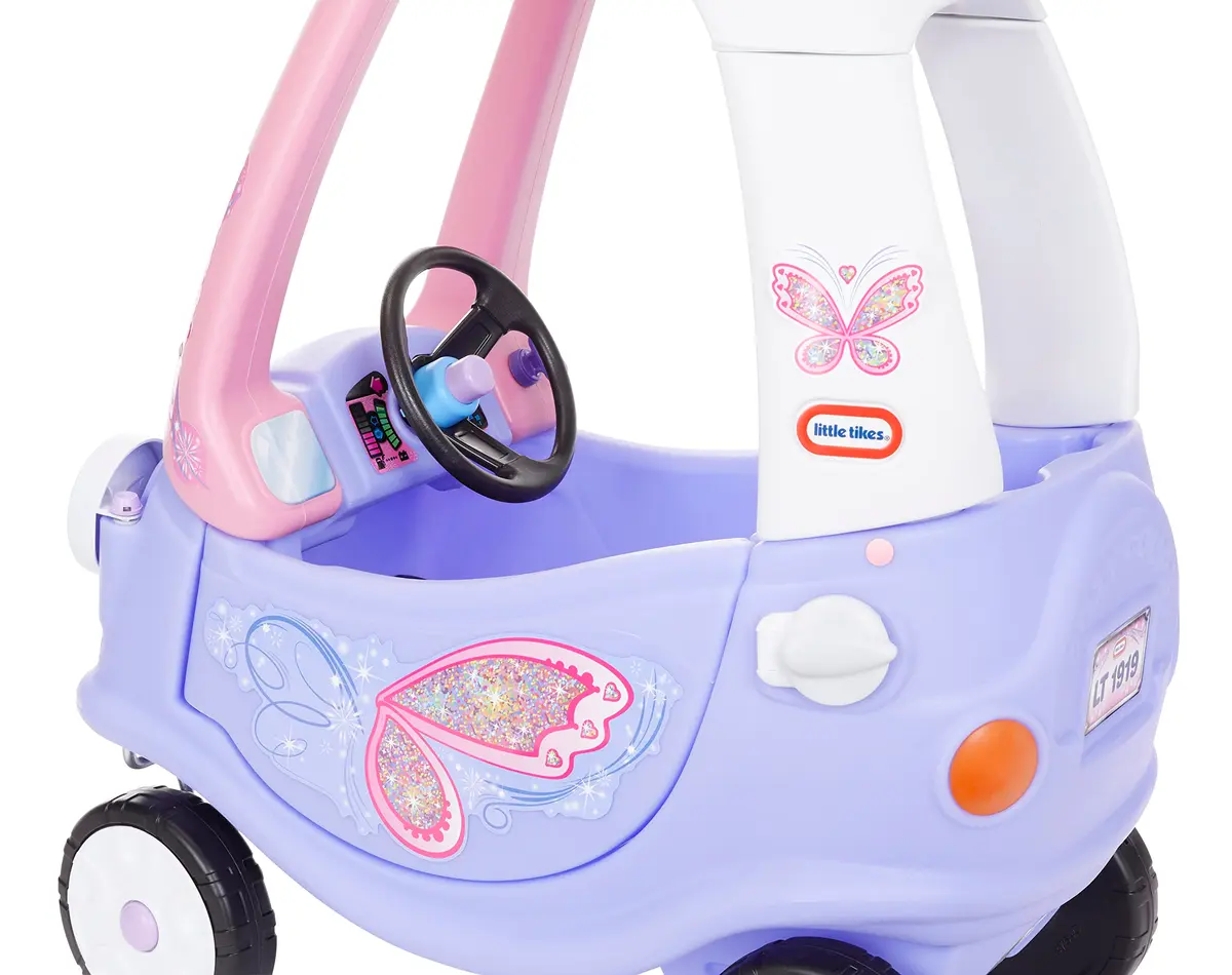 Little Tikes Fairy Cozy Coupe Large | Fairy Princess Ride-On Toy with Push Handle - view 2