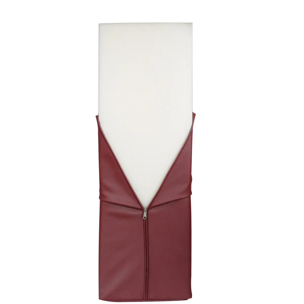 Master Massage Semi-Round Bolster, Burgundy Red | 6 Inch Support Cushion for Spa & Salon - view 4