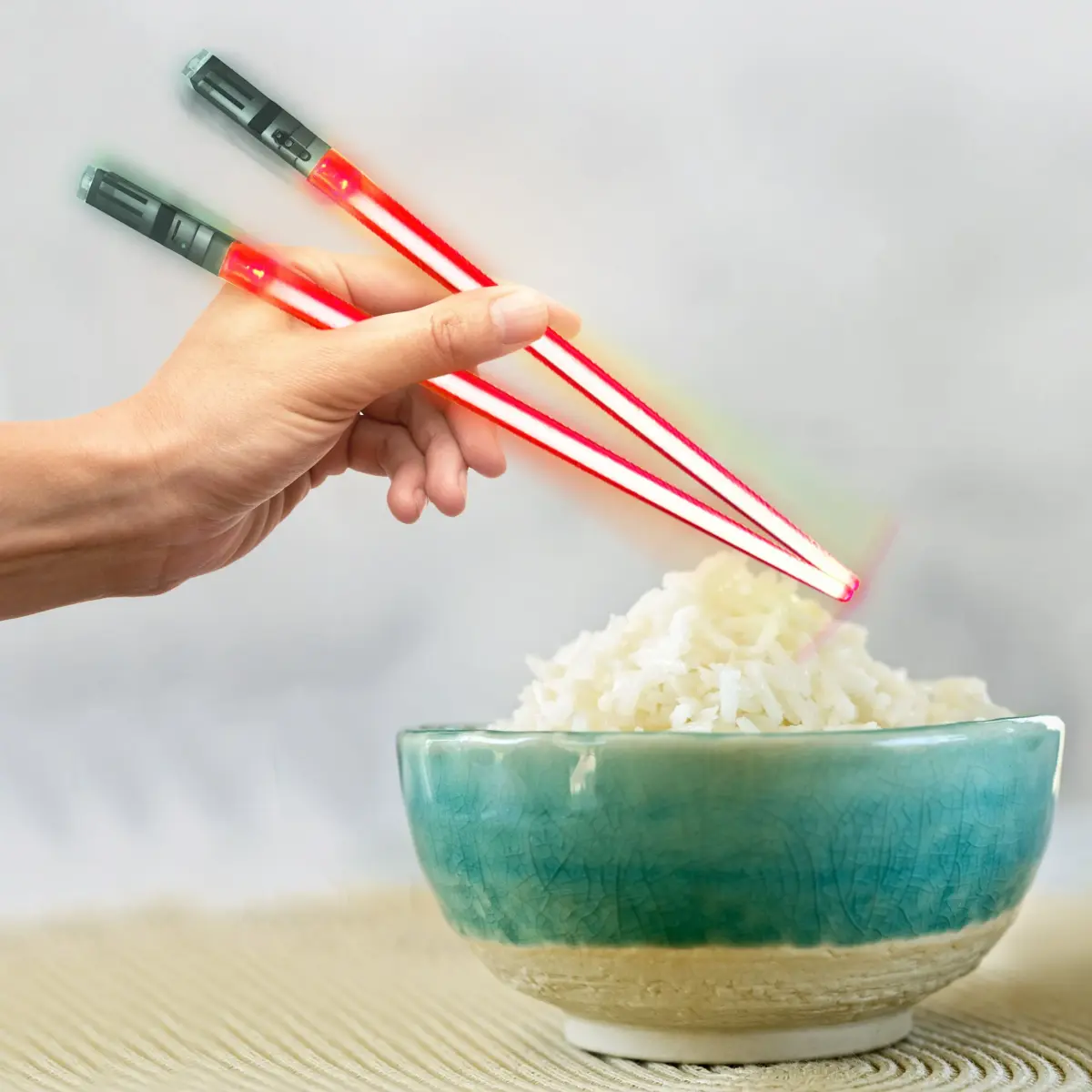 ChopSabers Red Lightsaber LED Chopsticks (1 Pair) | Light Up Your Mealtime! - view 3
