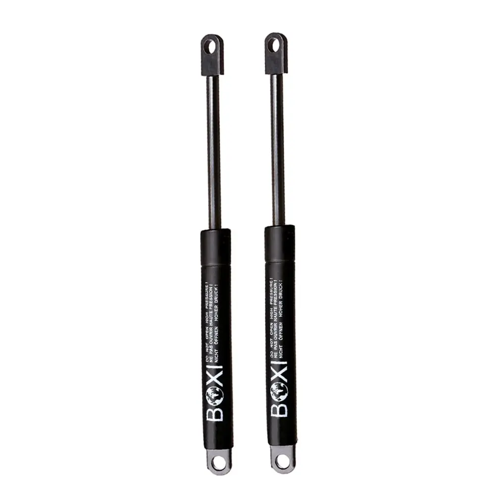 BOXI 2pcs Universal Lift Supports 10in Extended, 6.75in Compressed | 51 Lbs Force, Metal, Black - view 5