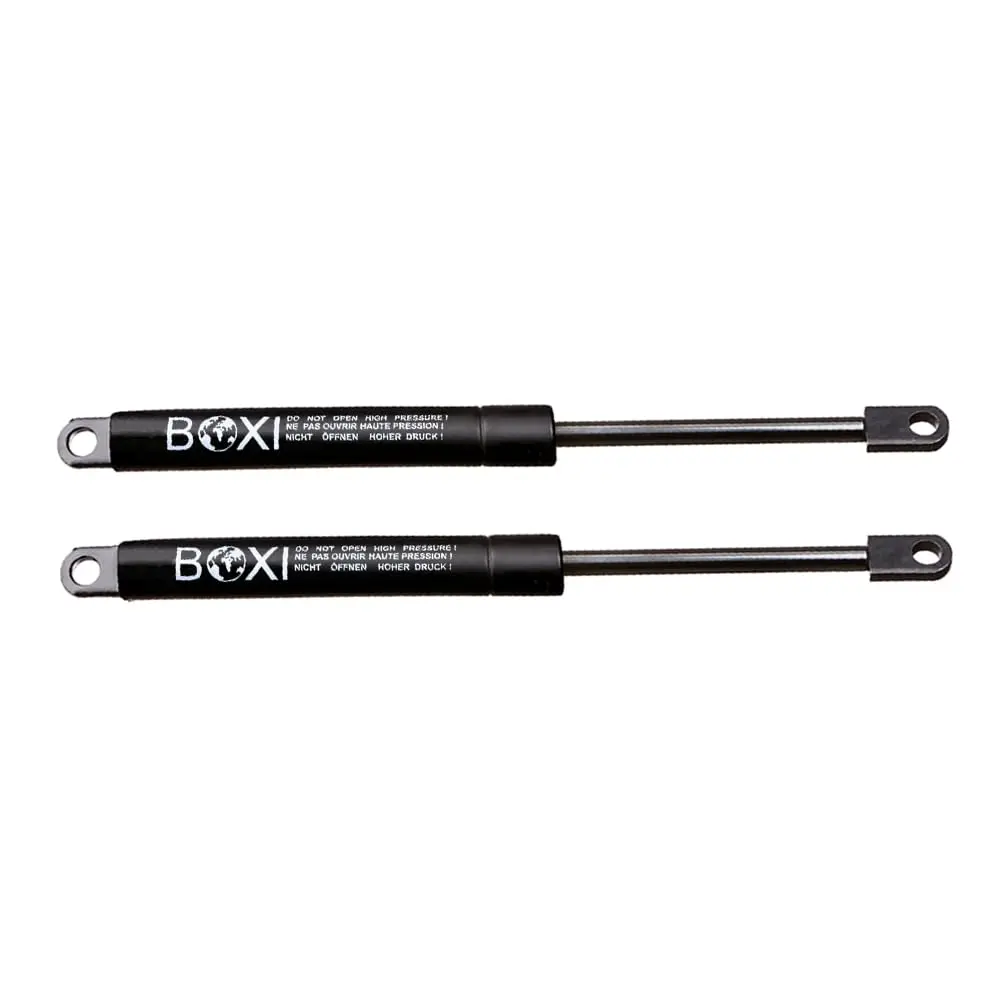 BOXI 2pcs Universal Lift Supports 10in Extended, 6.75in Compressed | 51 Lbs Force, Metal, Black - view 4