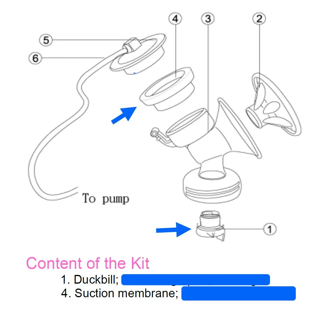 Maymom Replacement Diaphragm & Valve for Philips Avent Comfort Breast Pumps | 2 Diaphragms, 2 Valves - view 3