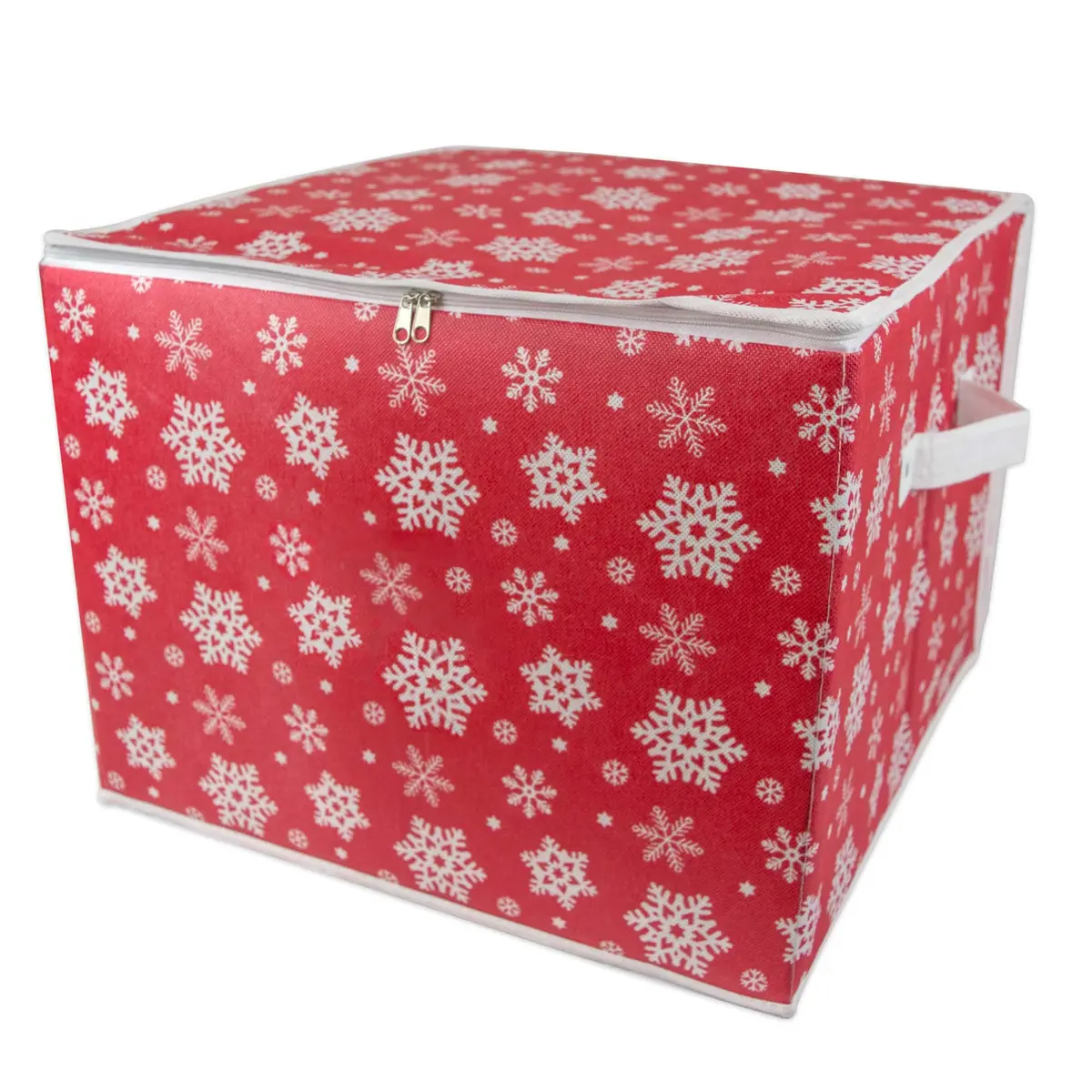 DII Christmas Ornament Storage Box with Dividers 16x16x13" Holds 75 Ornaments - view 3