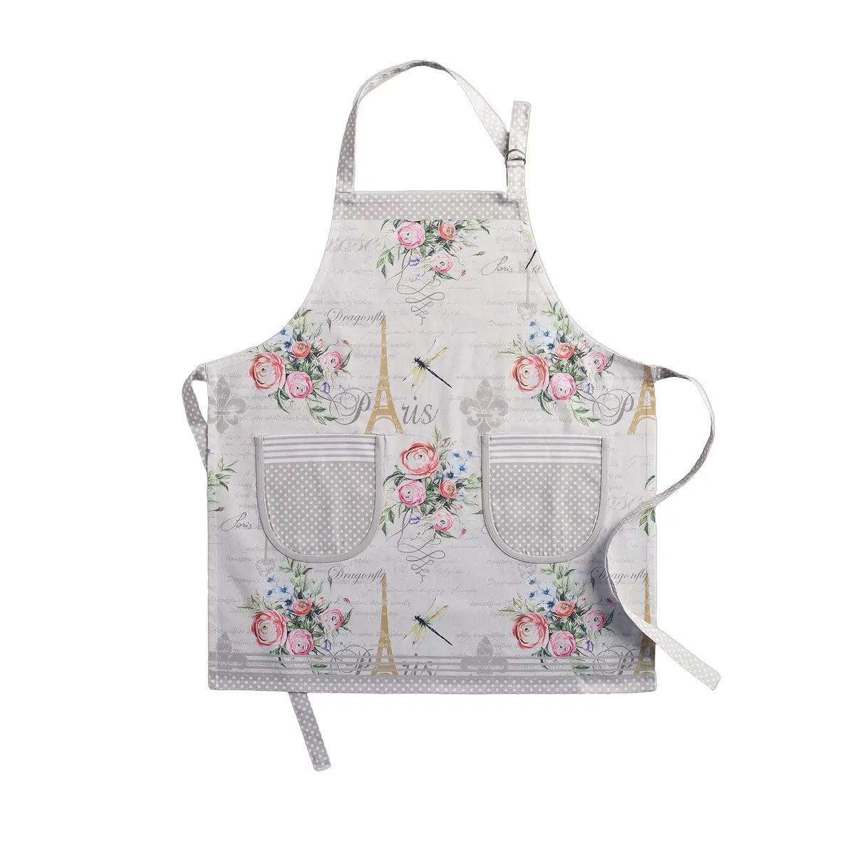 Maison d' Hermine Aprons for women with Pocket 100% Cotton | Stylish European Design, Full Coverage - main product image