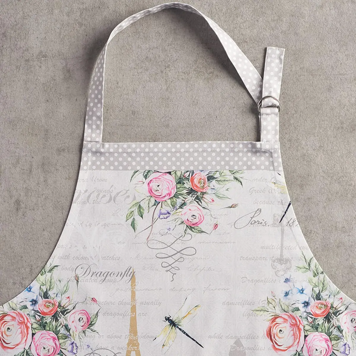 Maison d' Hermine Aprons for women with Pocket 100% Cotton | Stylish European Design, Full Coverage - view 9