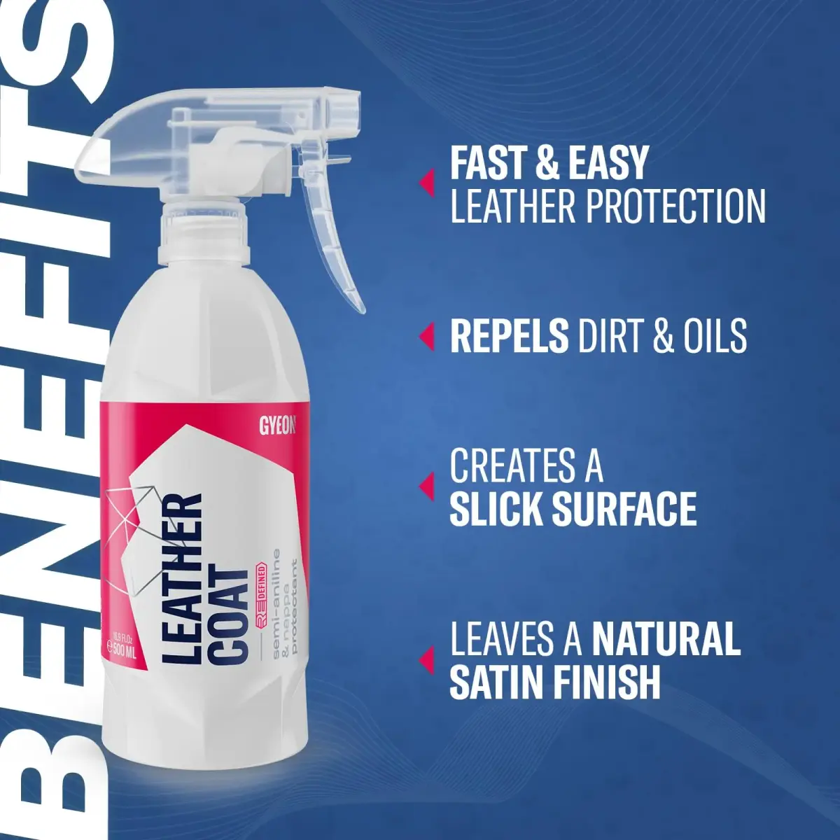 Gyeon Leather Shield Ceramic Leather Coating 120ml (4 Fl Oz) | Repels Liquids, Resists Stains, Protects Against UV - view 9