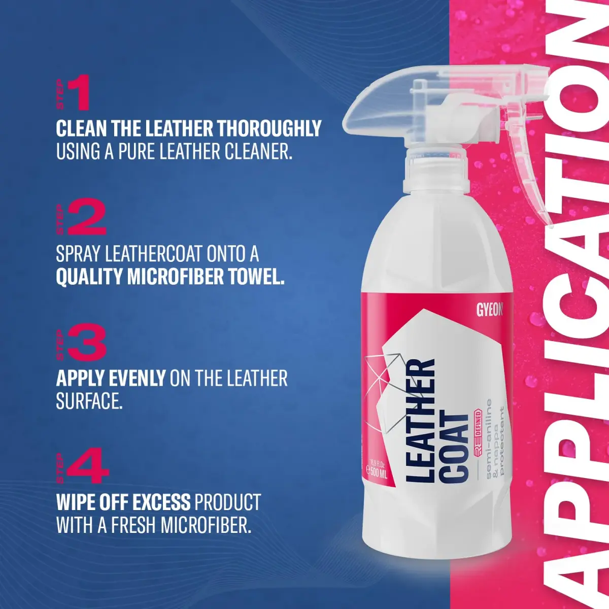 Gyeon Leather Shield Ceramic Leather Coating 120ml (4 Fl Oz) | Repels Liquids, Resists Stains, Protects Against UV - view 4