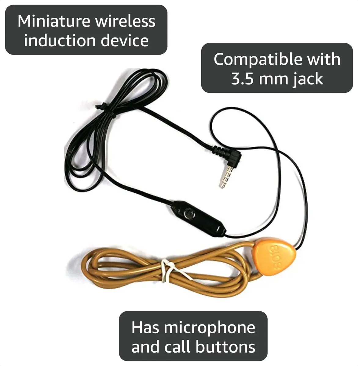 COOMAX Mini Hidden Spy Earphone Wireless Earpiece Headset (Coil Connector only) | Covert Communication Device for India - view 3