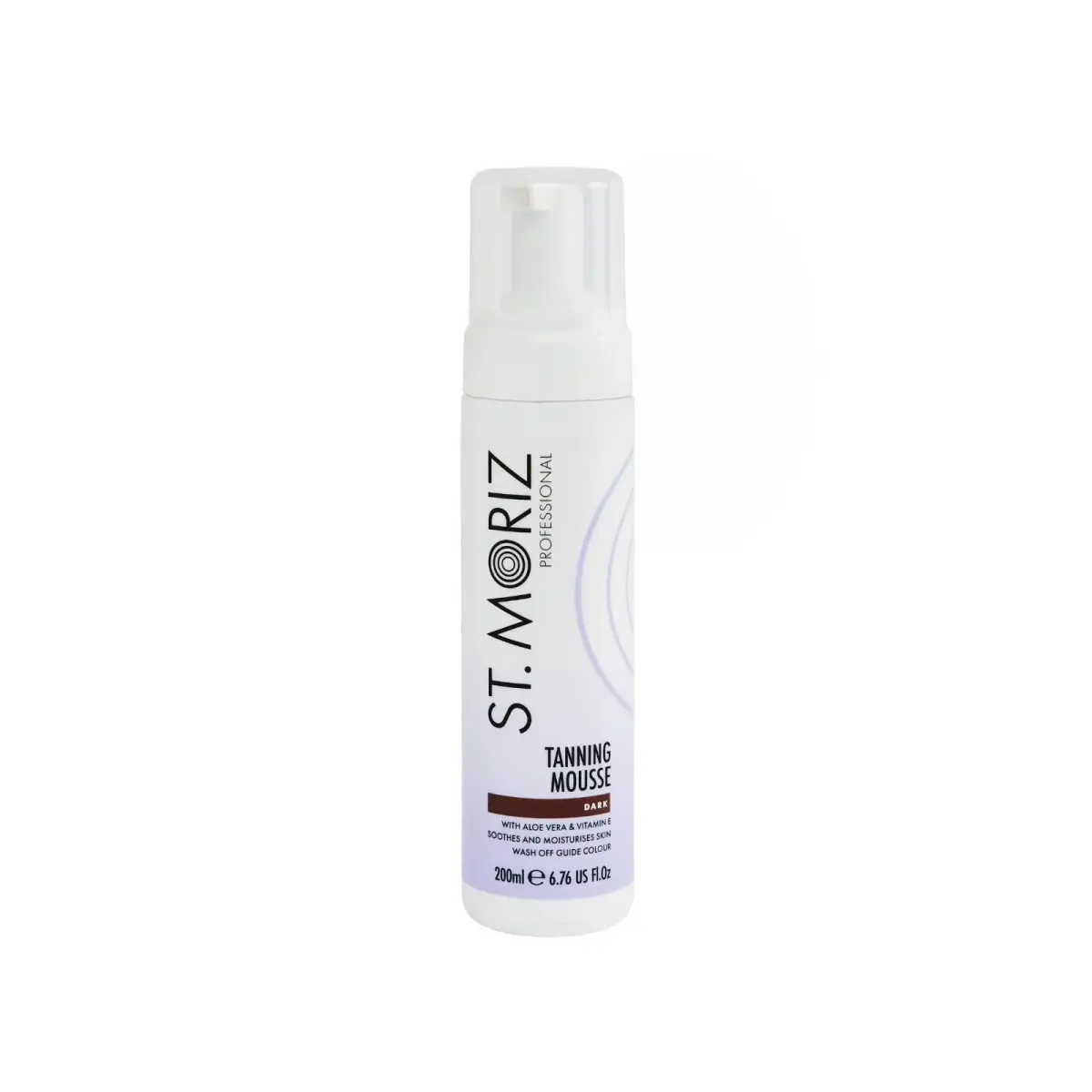 St. Moriz Professional Dark Self Tanner Mousse 200ml (6.76 fl oz) | Streak-Free Fake Tan with Aloe Vera & Vitamin E - main product image