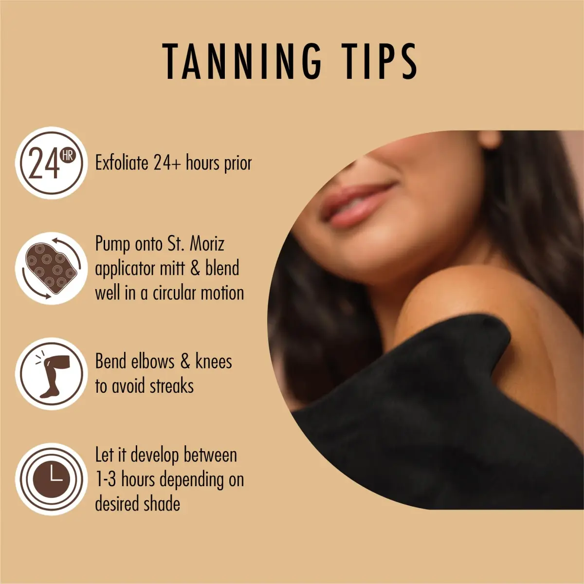 ST. MORIZ Professional 1 Hour Fast Self Tanner Mousse, Light to Dark, 200ml (6.76 fl oz) | Vegan & Dermatologically Tested - view 5