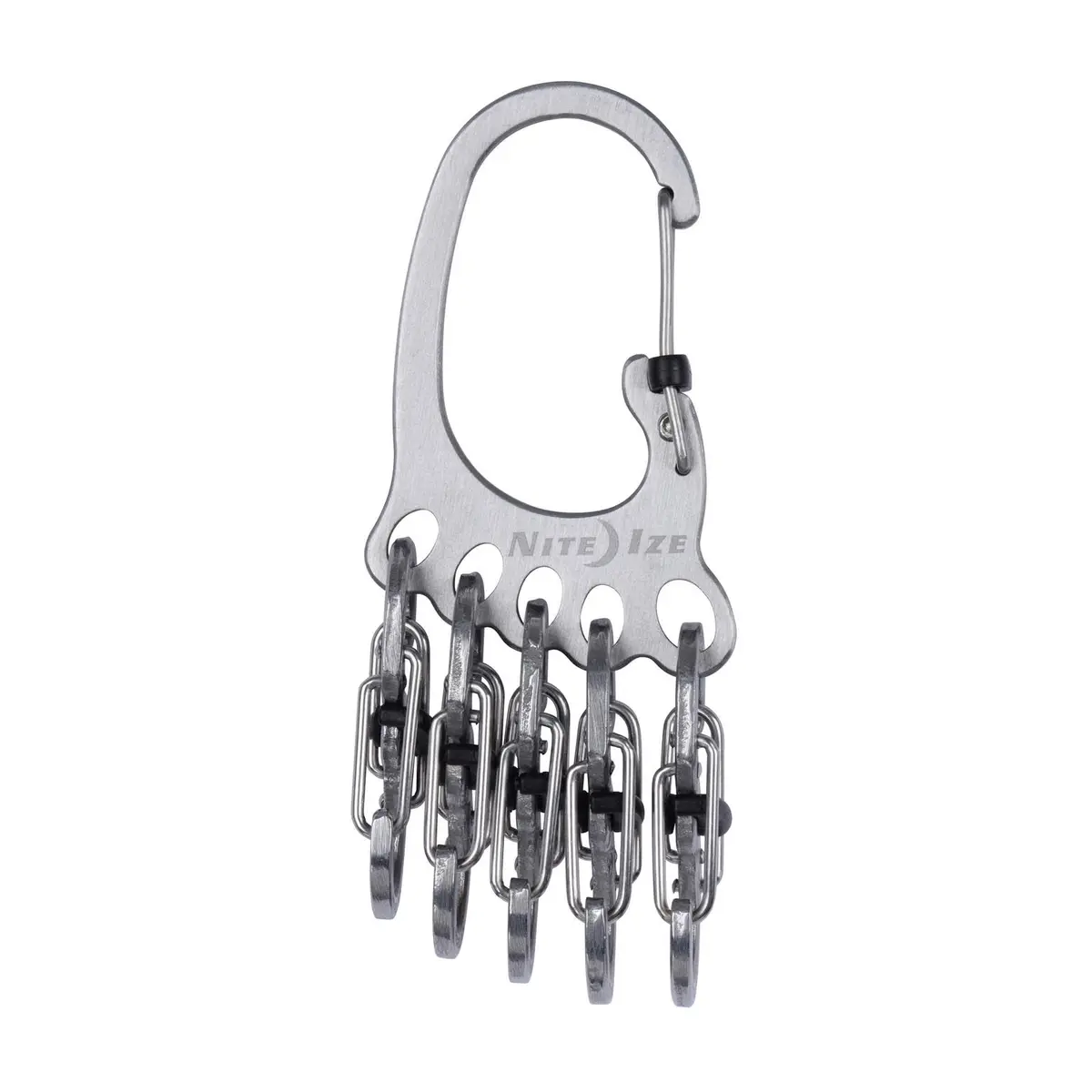 Nite Ize Carabiner Keychain with 5 Stainless Steel Locking S-Biners | Secure & Durable (70-120 chars) - view 8