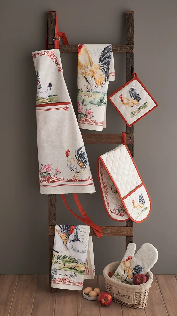 Maison d' Hermine Kitchen Towels Set of 2 | 100% Cotton, 27.50" x 20" | Stylish & Reusable - view 2