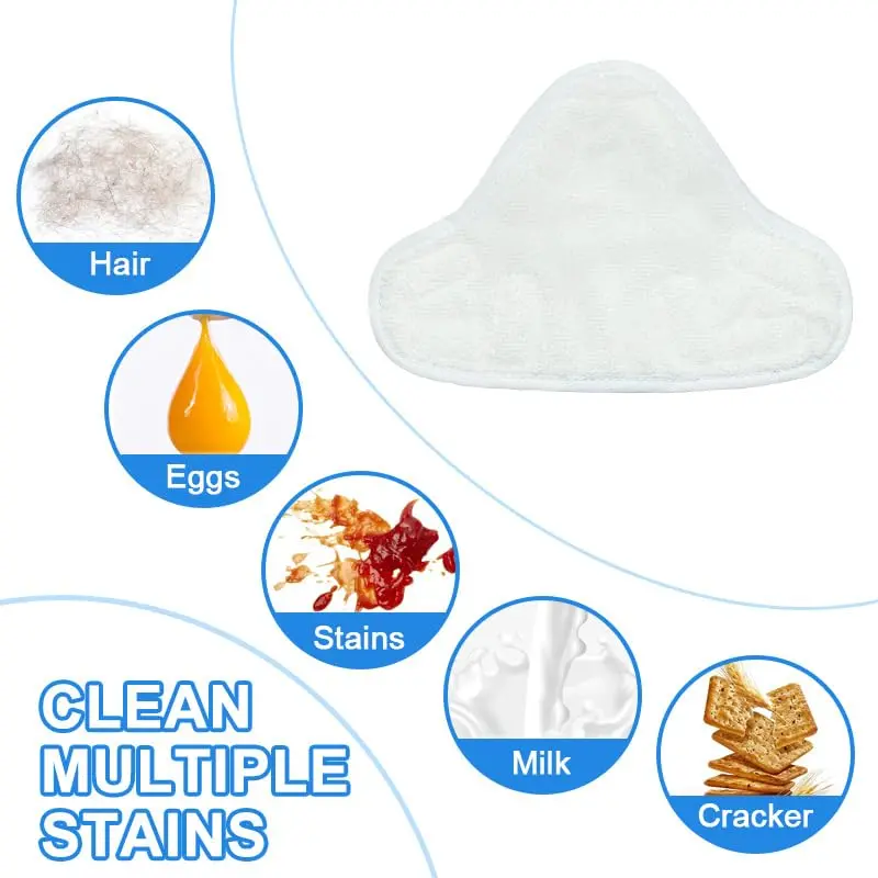 ANBOO Microfiber Steam Mop Replacement Pads 6 Pack | Washable & Durable for H2O X5 - view 9