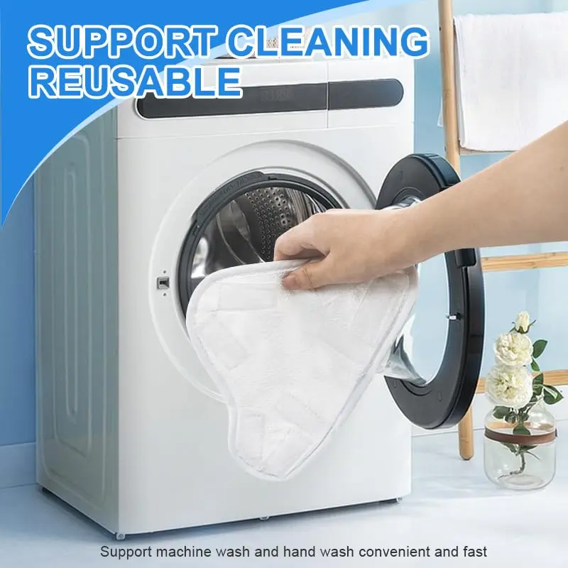 ANBOO Microfiber Steam Mop Replacement Pads 6 Pack | Washable & Durable for H2O X5 - view 12