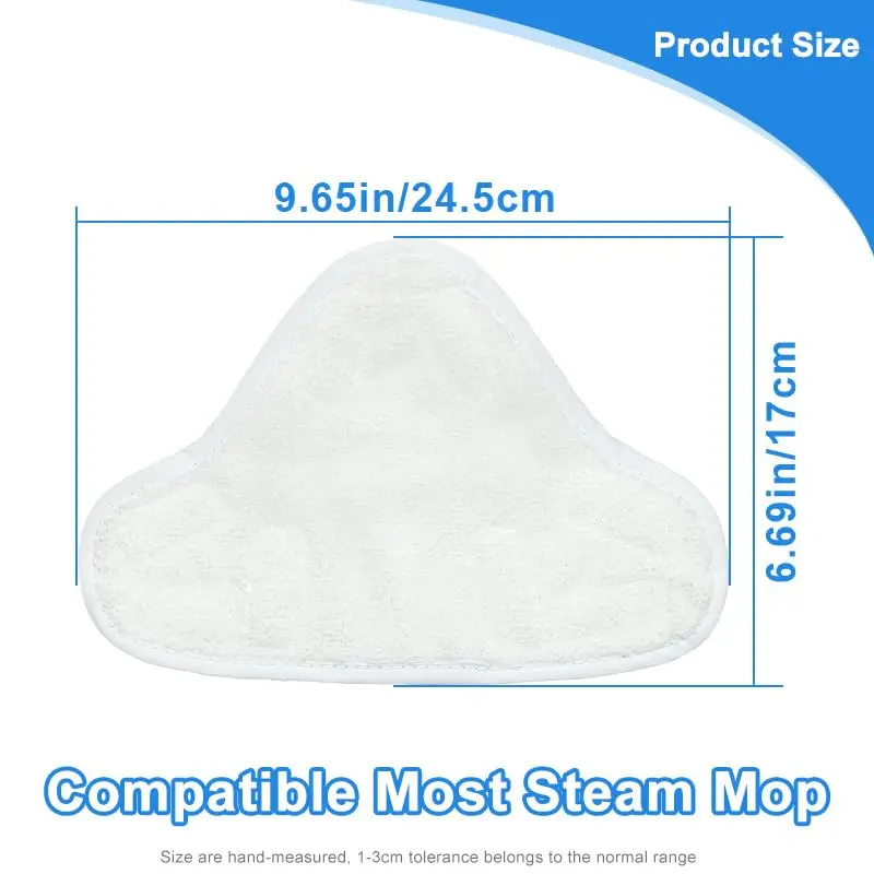 ANBOO Microfiber Steam Mop Replacement Pads 6 Pack | Washable & Durable for H2O X5 - view 7