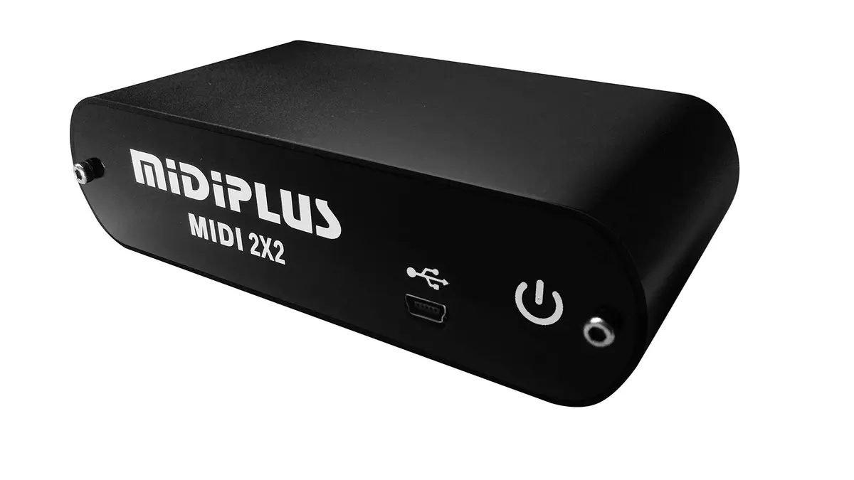 Midiplus 2x2 USB MIDI Interface | 2 In 2 Out, Mac & Windows Compatible, Aluminum Body - main product image