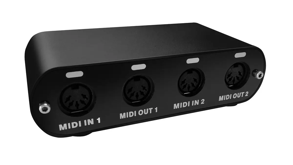 Midiplus 2x2 USB MIDI Interface | 2 In 2 Out, Mac & Windows Compatible, Aluminum Body - view 2