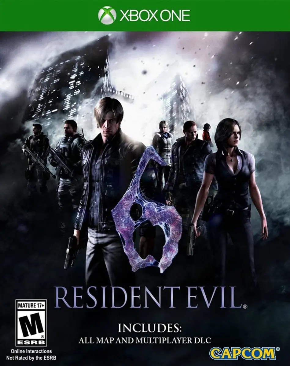 Capcom Resident Evil 6 Xbox One | Action Survival Horror Game with DLC (0.068kg / 0.15lb) - main product image