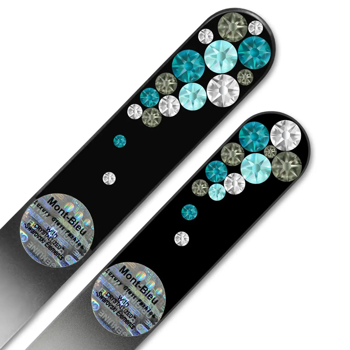 Mont Bleu Set of 2 Crystal Nail Files with Crystals | Genuine Czech Tempered Glass for Natural Nails - view 5