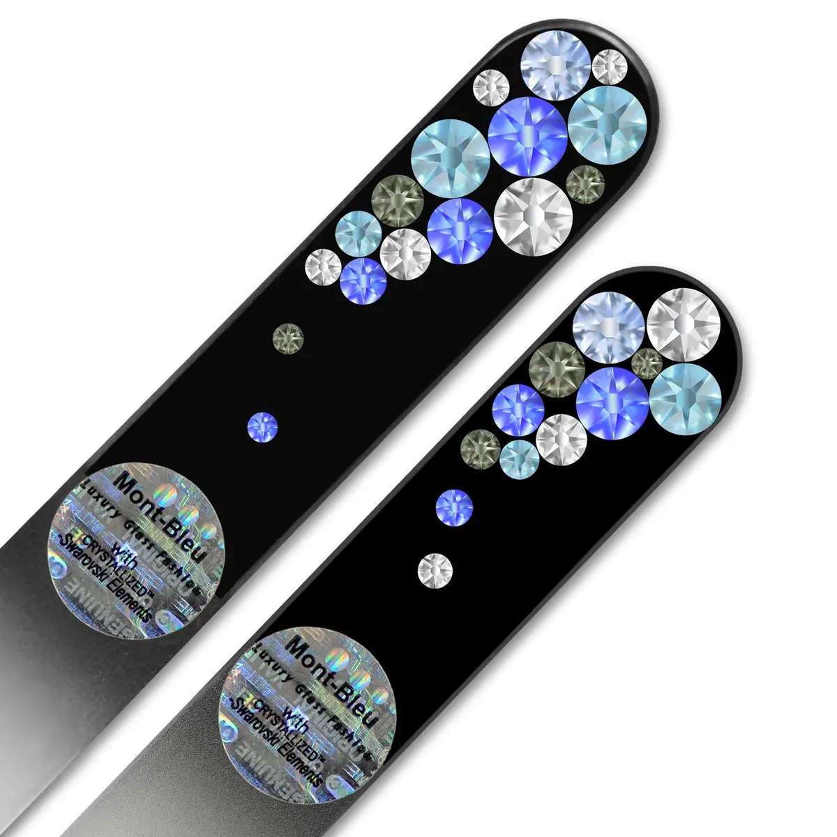 Mont Bleu Set of 2 Crystal Glass Nail Files | 90mm & 135mm (3.5" & 5.3") - view 5
