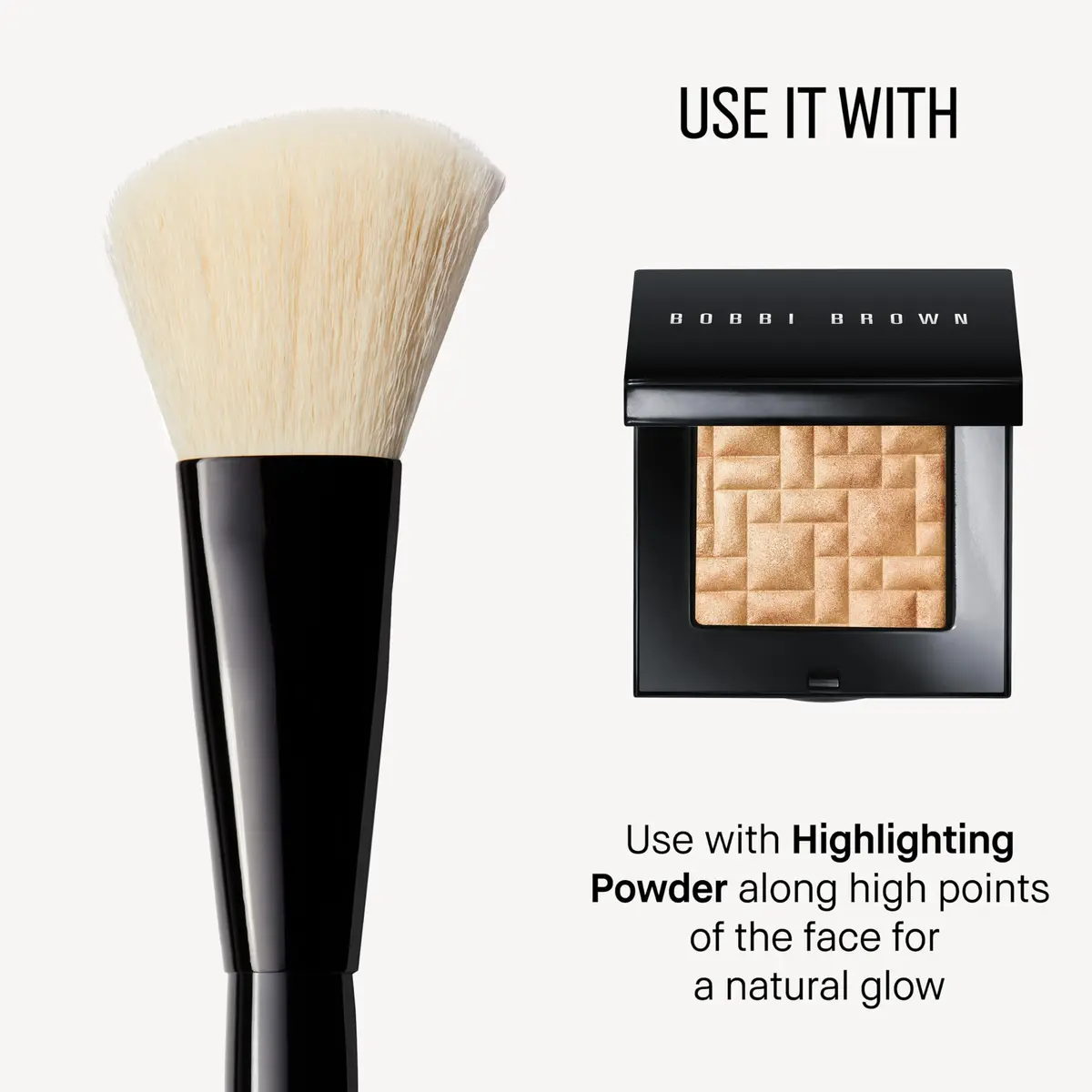 Bobbi Brown Angled Face Brush | Multipurpose Makeup Powder Brush for Blush, Bronzer, or Highlighter Makeup - view 6