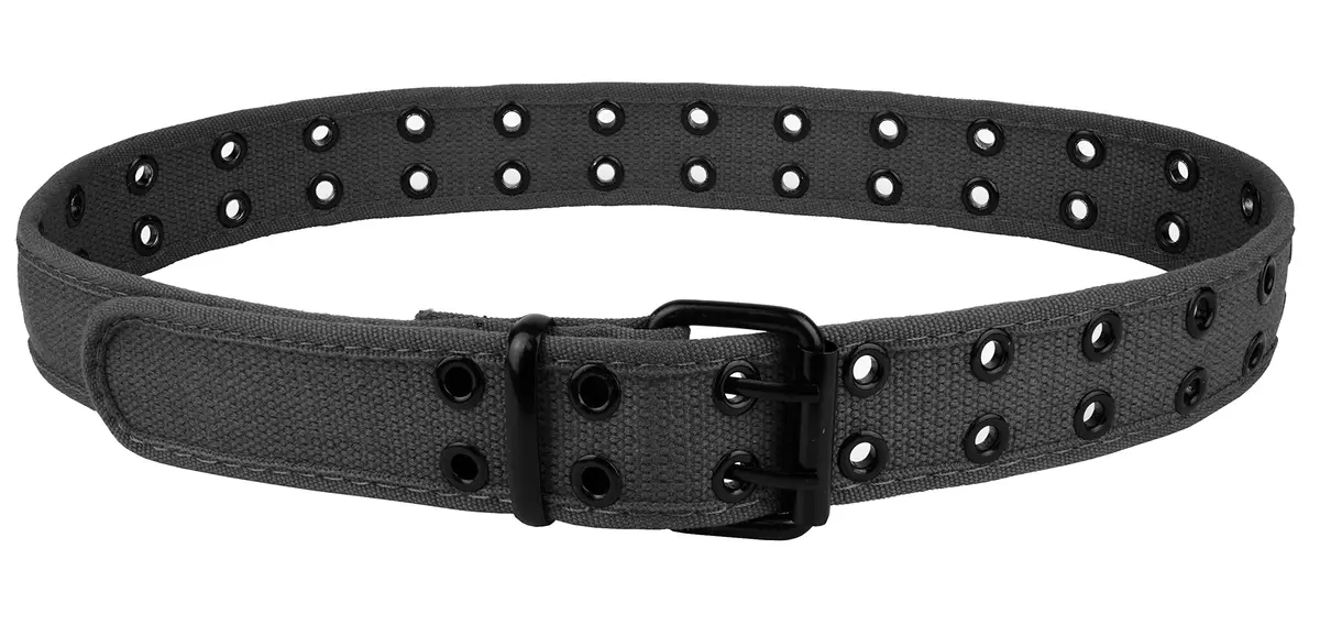 Gelante Canvas Double Grommet Hole Belt Medium (34-36 Inches) | Casual Web Belt with Metal Buckle - view 2