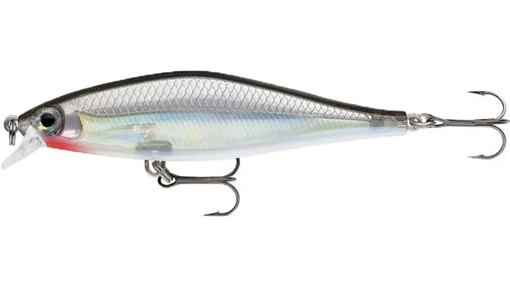 Rapala Shadow Rap Shad Lure 3.5-Inch 0.3oz Silver | Fish Hook for Freshwater & Saltwater - main product image