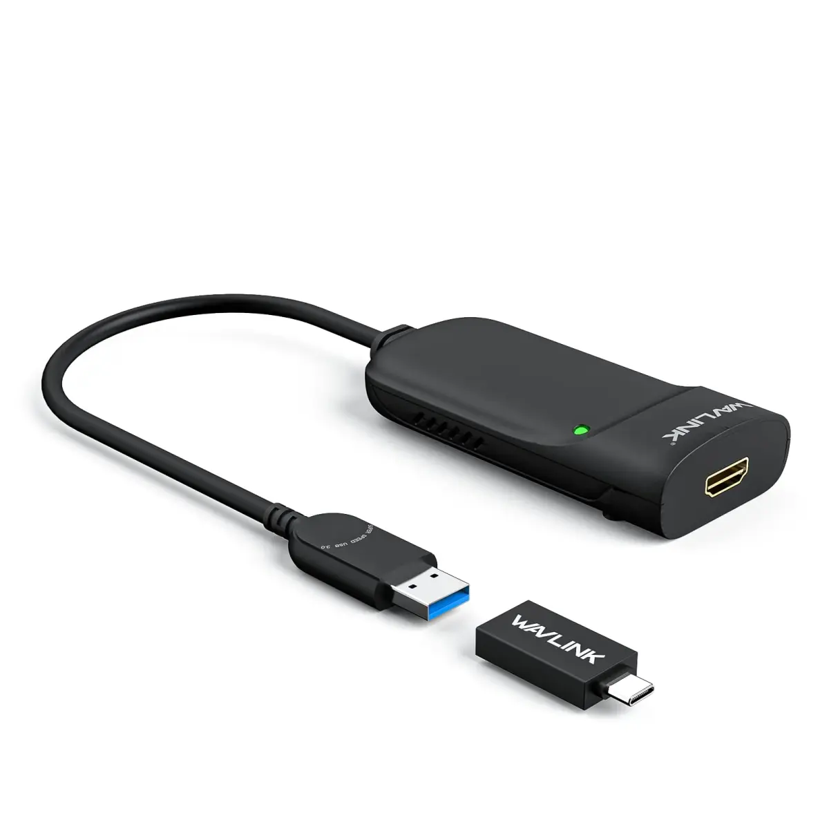 WAVLINK USB C to HDMI Adapter 2.0 1080p@60Hz | Supports up to 6 Monitors | Works with Windows, macOS M1/M5, ChromeOS - main product image