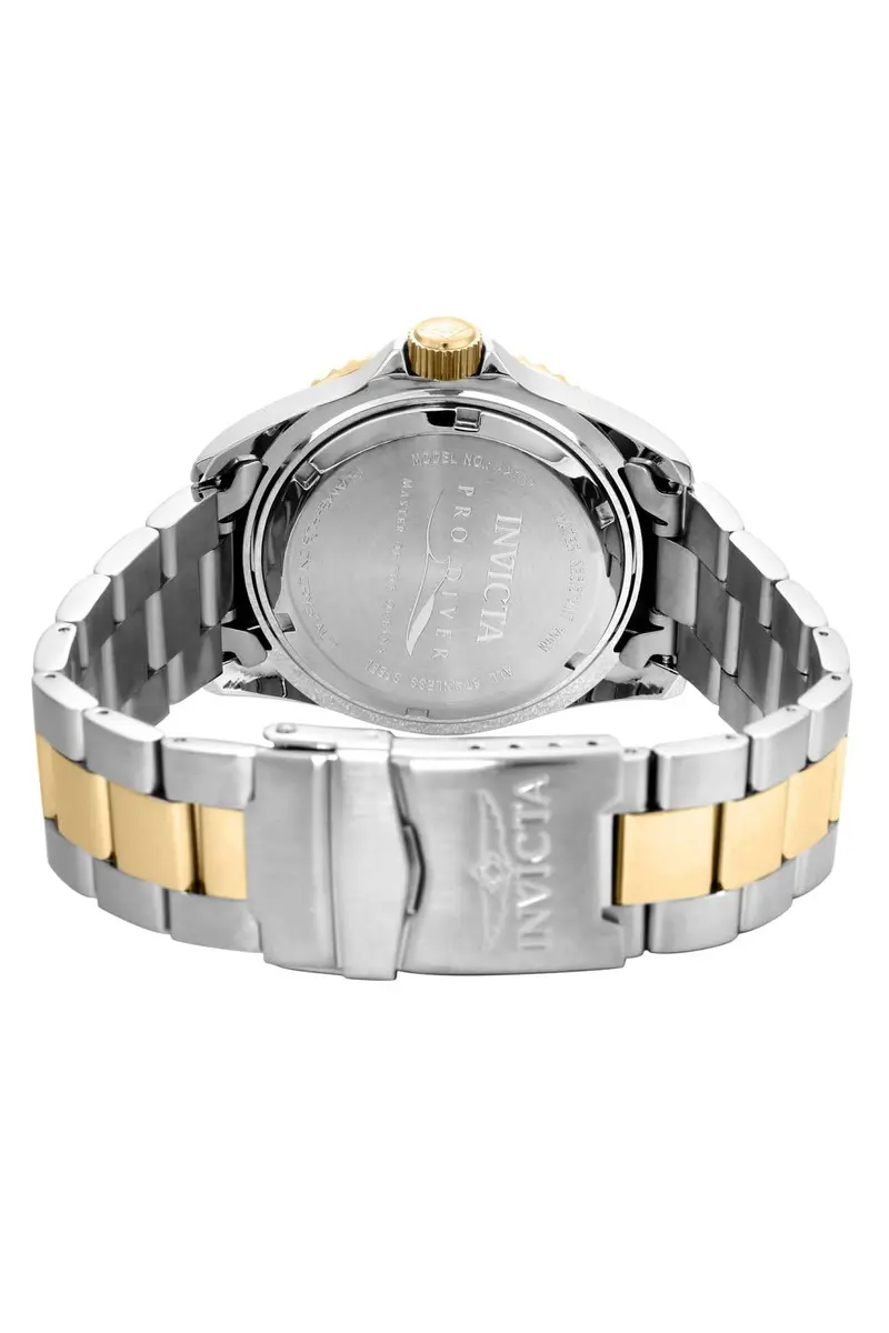 Invicta Men's Pro Diver Quartz Stainless Steel Two Tone Bracelet Watch | 43mm Diameter, 200M Water Resistance - view 4
