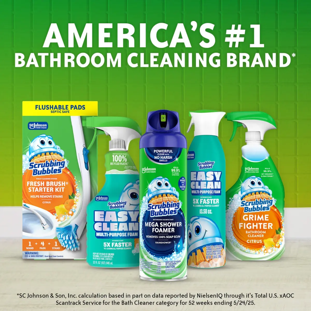 Scrubbing Bubbles Continuous Clean Toilet Drop-Ins 3 Tablets | Septic-Safe Tank Tablets for Stain & Smell Protection - view 9