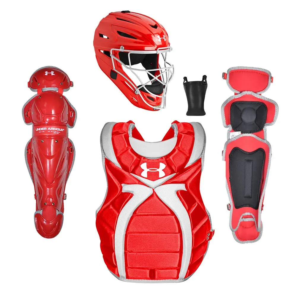Under Armour Impact Protection Gear Set for Ages 9-12 | Full Baseball & Softball Catcher Equipment - main product image