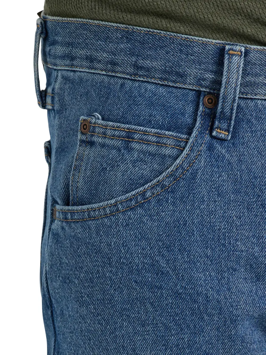 Wrangler Classic 5-pocket Regular Fit Cotton Jean, Stonewash Mid, 33W x 33L | Durable, Comfortable, Authentic USA - view 3