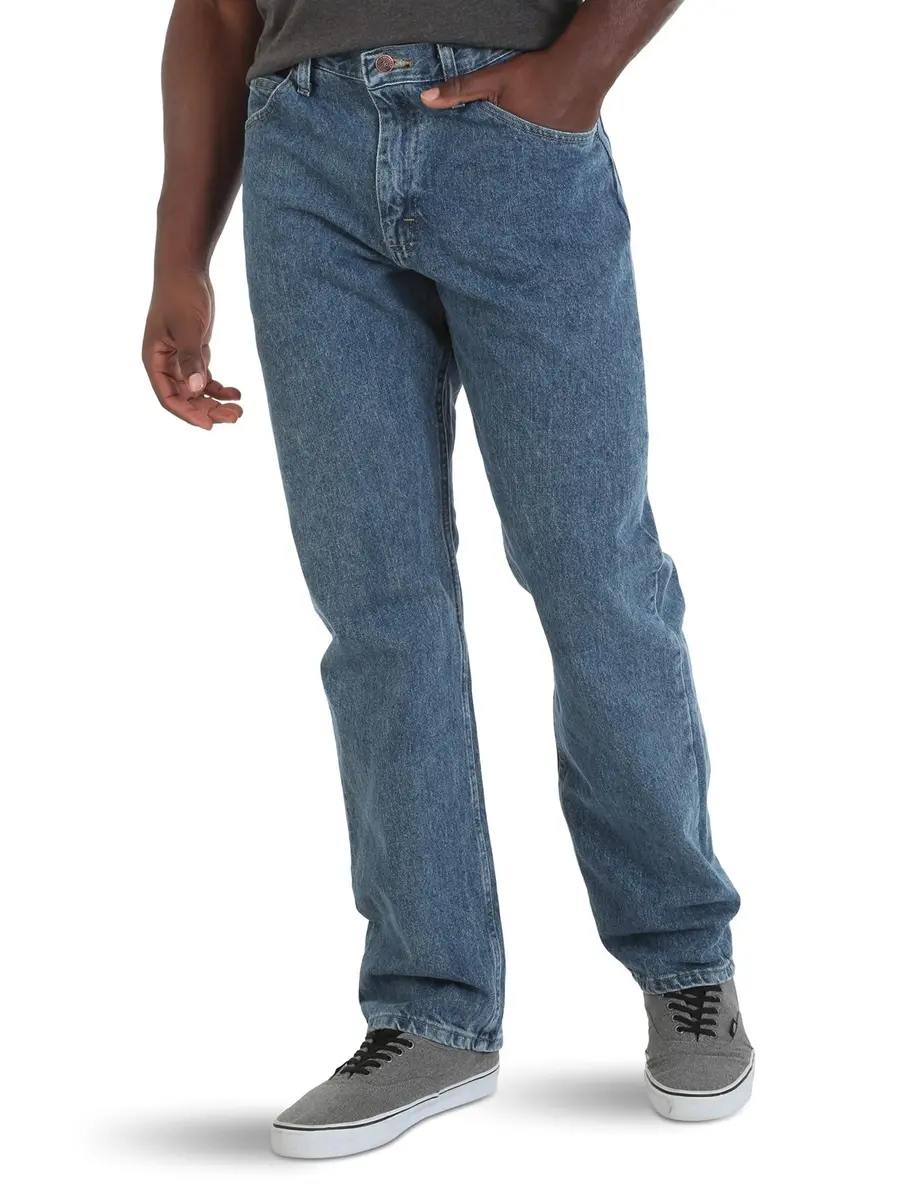 Wrangler Authentics Classic 5-pocket Relaxed Fit Cotton Jean 54W (137cm) | Vintage Stonewash, Big & Tall - main product image