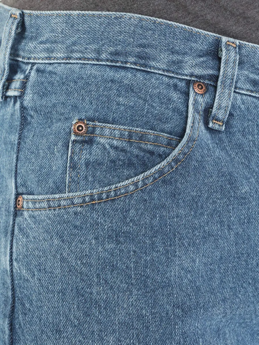 Wrangler Authentics Classic 5-pocket Relaxed Fit Cotton Jean 54W (137cm) | Vintage Stonewash, Big & Tall - view 6