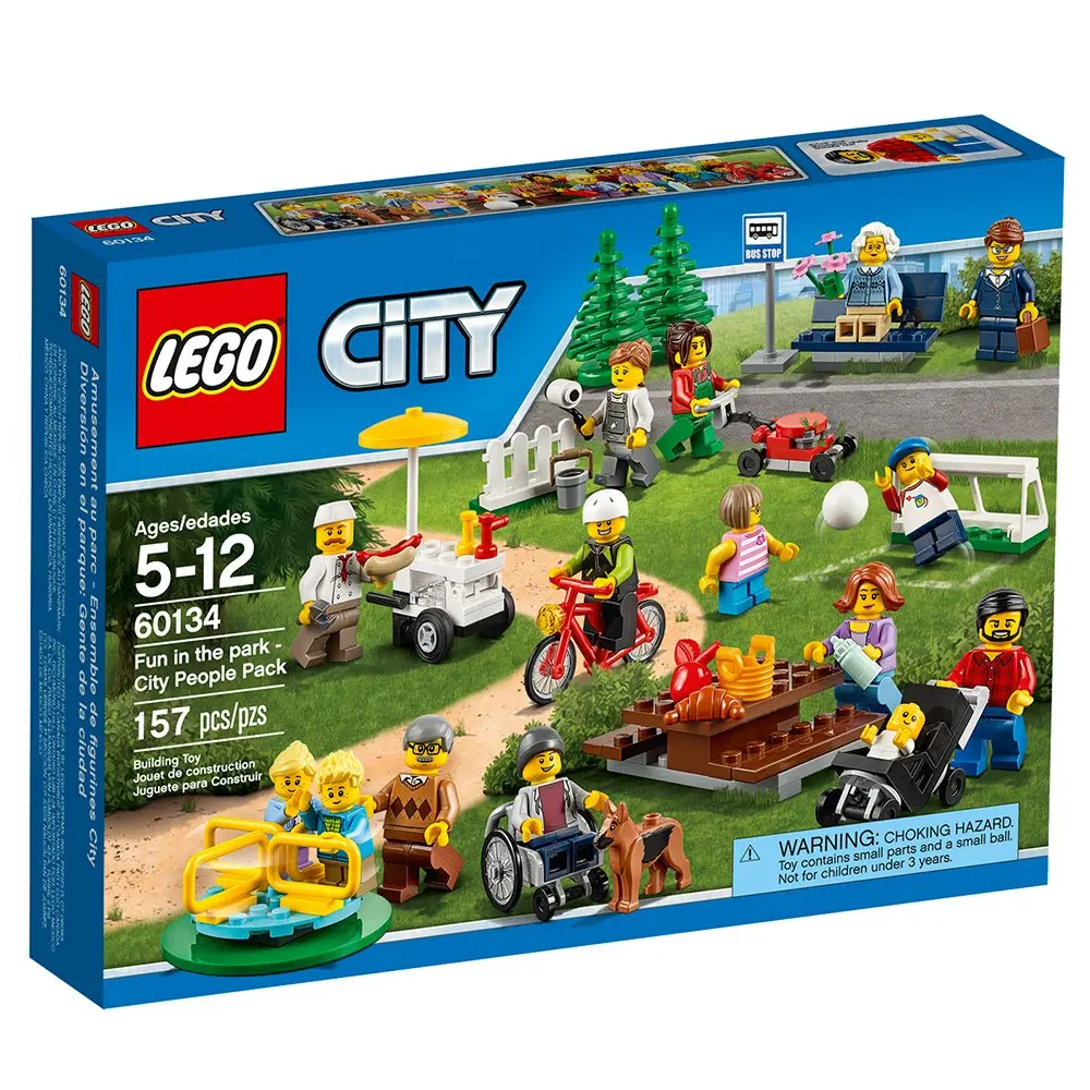 LEGO City Town 60134 Fun in The Park - City People Pack Building Kit (157 Piece) | Creative City Playset for Kids 5-12 - view 6