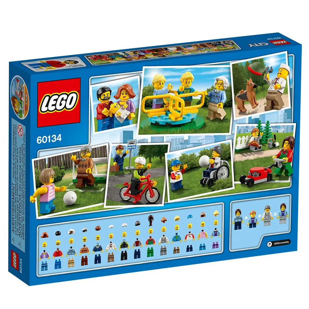 LEGO City Town 60134 Fun in The Park - City People Pack Building Kit (157 Piece) | Creative City Playset for Kids 5-12 - view 7
