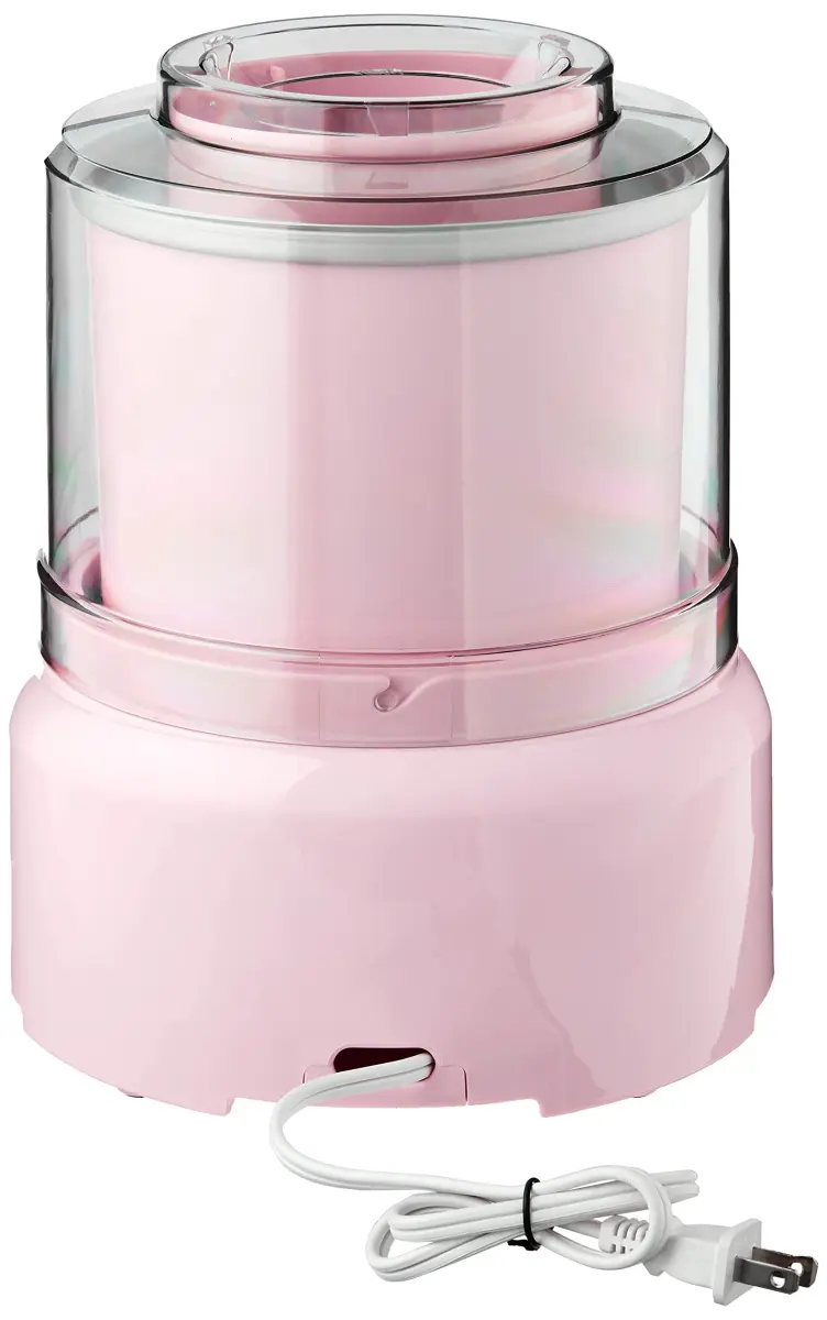 Cuisinart Automatic Frozen Yogurt-Ice Cream & Sorbet Maker 1.5 Quart (1.42 L) Pink | Makes Treats in 20 Minutes - view 4
