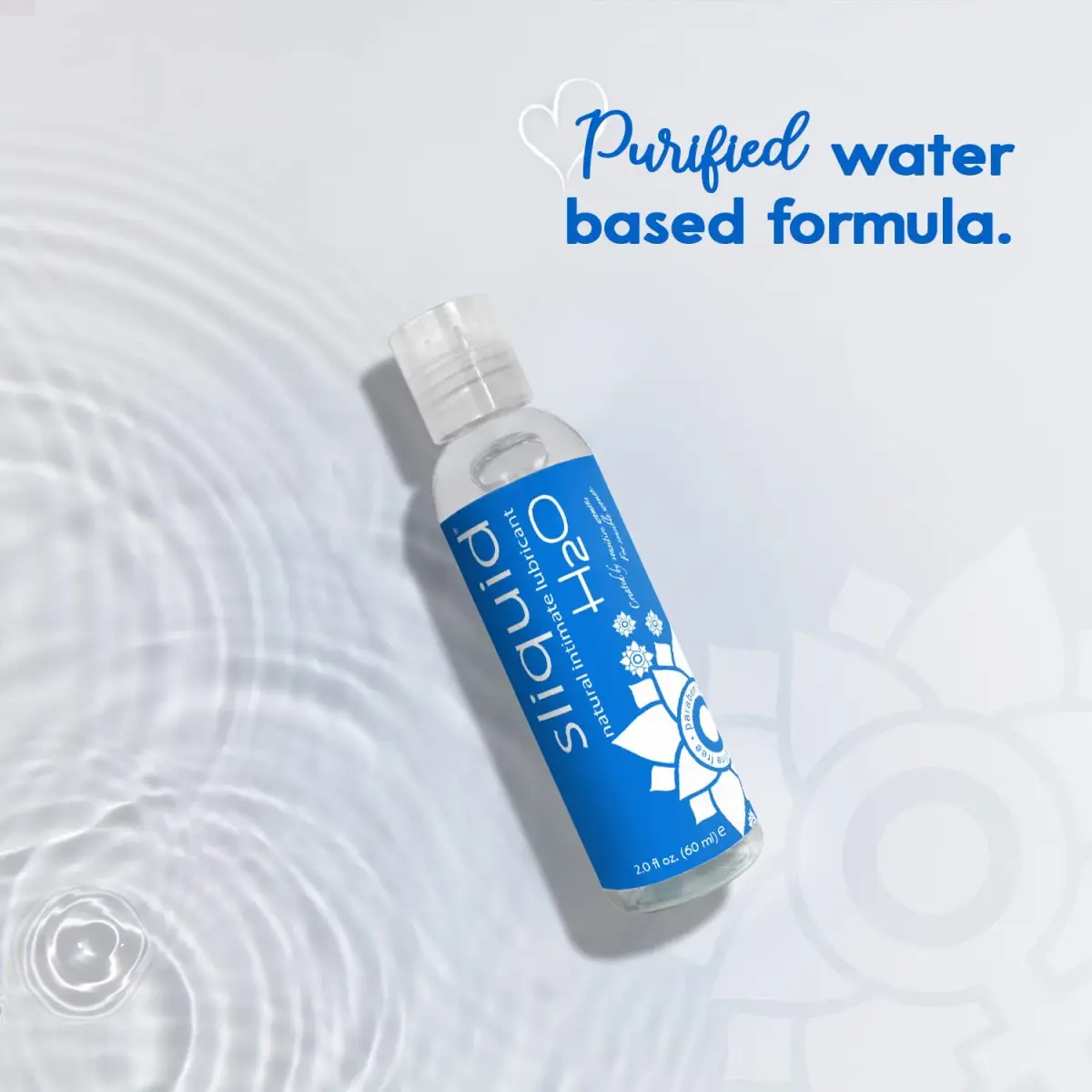 Sliquid H2O Water Based Lubricant 59ml (2 Fl Oz) | Glycerin-Free, Unscented, Natural Glide - view 5