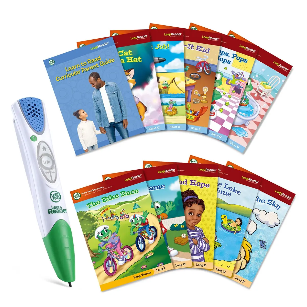 LeapFrog LeapReader System Learn to Read 10 Book Bundle | Interactive Reading & Phonics for Kids 4-6 - main product image