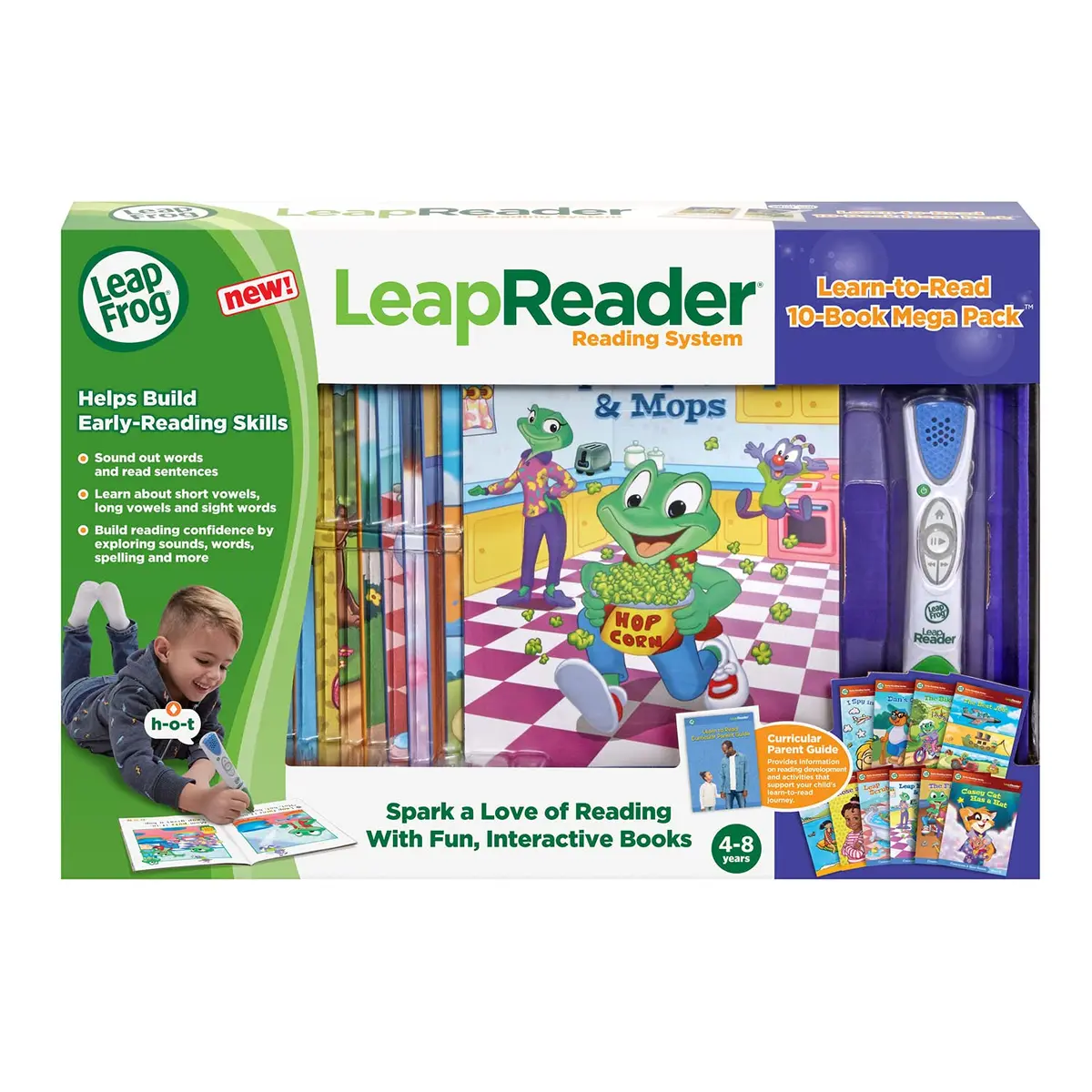 LeapFrog LeapReader System Learn to Read 10 Book Bundle | Interactive Reading & Phonics for Kids 4-6 - view 7