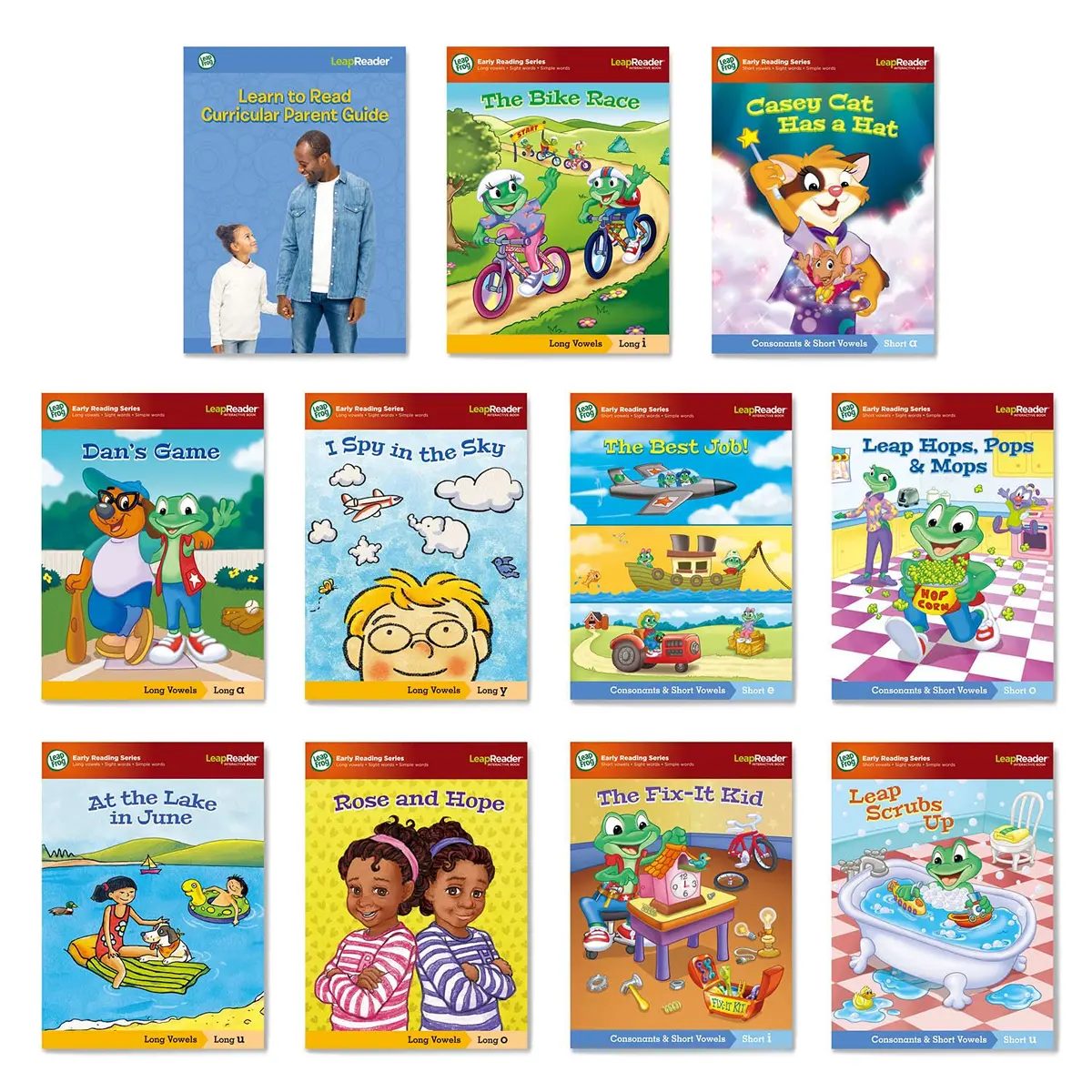 LeapFrog LeapReader System Learn to Read 10 Book Bundle | Interactive Reading & Phonics for Kids 4-6 - view 2