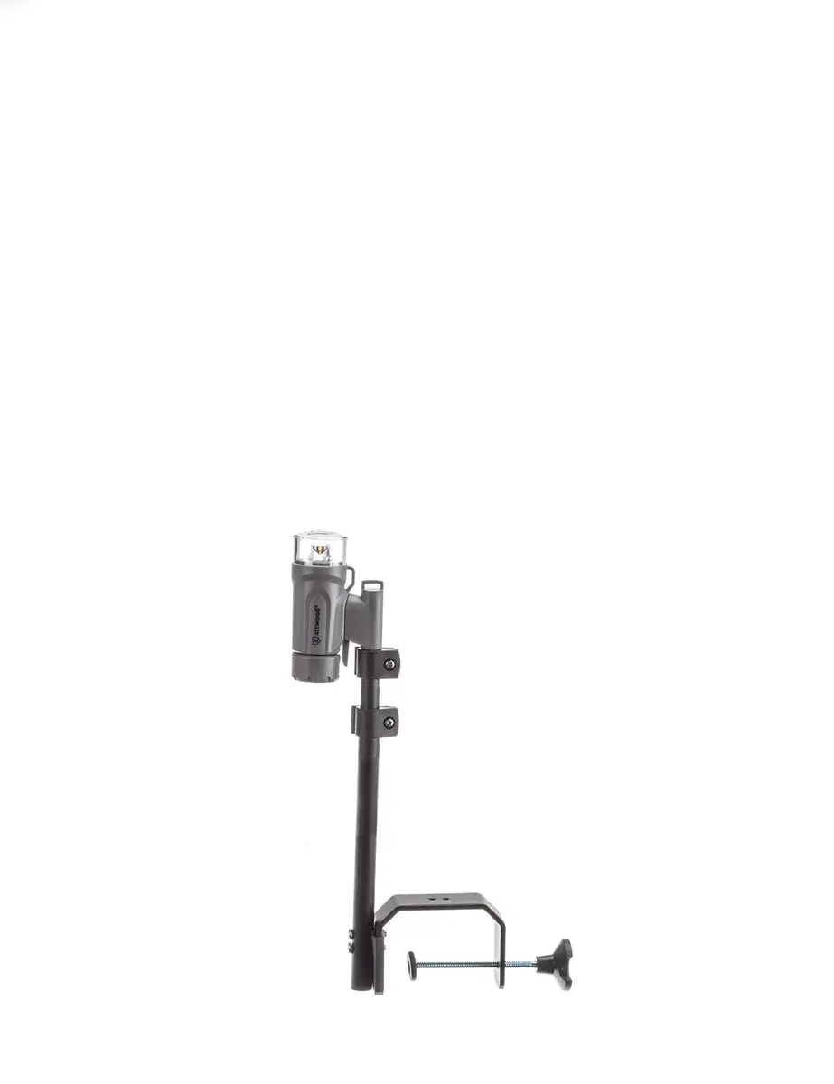 attwood Portable Navigation LED Light Kit, Marine Gray, Clamp-On Red/Green Bow and White Stern, 14194-7 | Rugged Marine Lighting for Small Boats - view 3