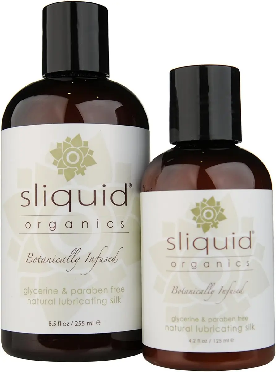 Sliquid Organics Silk Hybrid Lubricant 4.2 Oz | Smooth Comfort for Intimate Activities - view 2