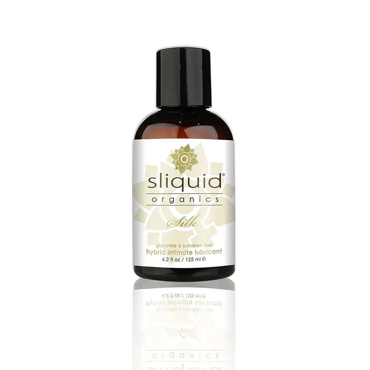 Sliquid Organics Silk Hybrid Lubricant 4.2 Oz | Smooth Comfort for Intimate Activities - view 3